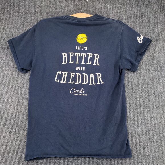 Culvers Men's Curb Nerd Graphic T-Shirt Blue XS Short Sleeve Crew Neck - Picture 5 of 12